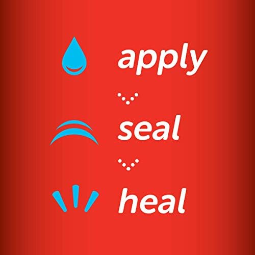 New-Skin liquid spray bandage application view demonstrating clear flexible barrier protection.
