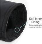 Soft nylon dog muzzle flat lay display