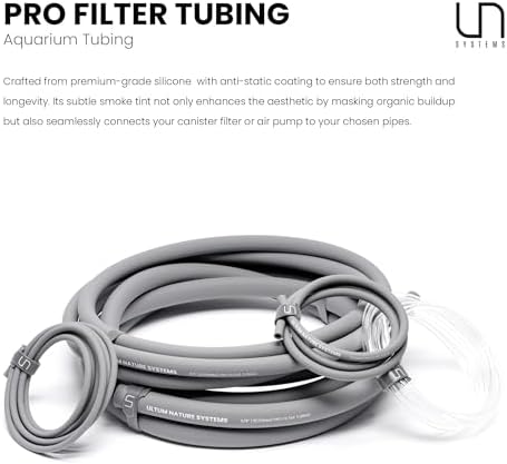 Close up view of the durable medical grade silicone texture of the aquarium hose