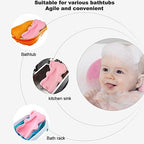 Fiabc baby bath mat laid flat showing dimensions and thickness