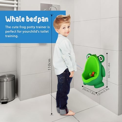 Side profile of Sundee frog potty trainer for boys