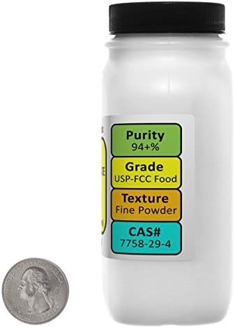 Three wide mouth polypropylene bottles of pure sodium tripolyphosphate 1.1 pounds