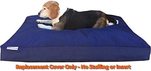 Dogbed4less navy blue large breed pet bed washable replacement cover