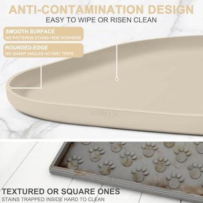 Smilool silicone pet mat dishwasher safe material