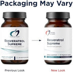 Designs For Health Resveratrol Supreme vegetarian capsules packaging layout