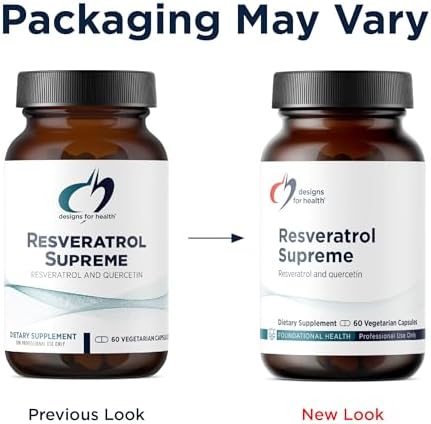 Designs for Health Resveratrol Supreme bottle side profile