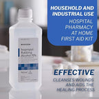 McKesson first aid antiseptic rubbing alcohol 70 percent liquid solution