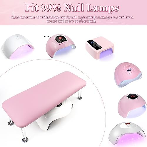 Bomoqing nail arm rest showing high-density cushion texture