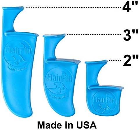 Four inch HairFin tool guide used with an electric clipper for even hair length.