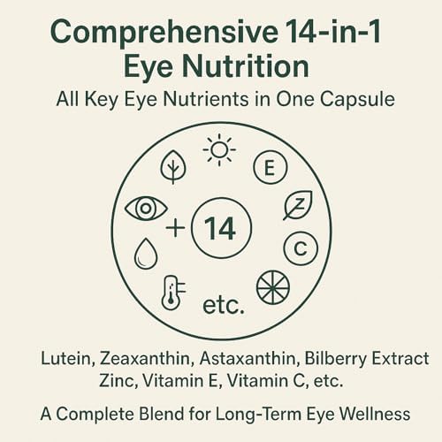 Evervision vision support supplement nutritional facts panel