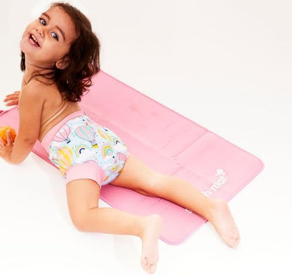 Toddler wearing Splash About Happy Nappy Duo
