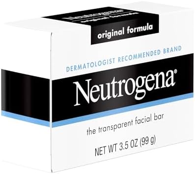 Transparent cleansing bar for sensitive skin free from harsh detergents dyes