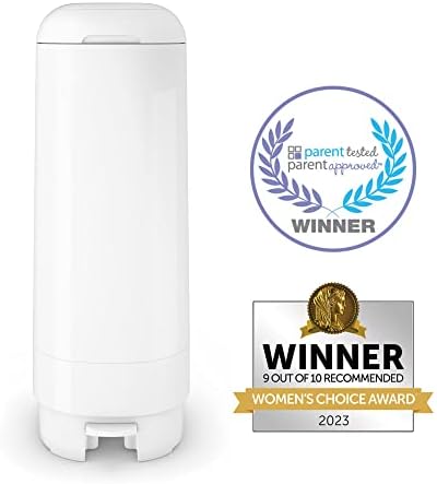Diaper Genie Signature Pail Includes 1 Easy Roll Refill with 18 Bags | Holds Up to 846 Newborn-Sized Diapers Per Refill - Image 4