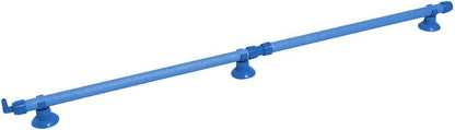 Quickun aquarium air stone bubble wall tube front view underwater creating a dense curtain of oxygen bubbles.