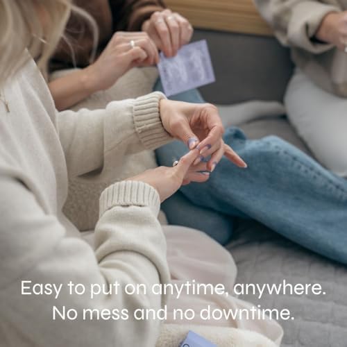 Lifestyle flat lay of Cutipatch box and clean manicured nails.
