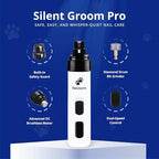 KACHEEG premium pet grooming kit presentation displaying diamond bit grinding wheel construction