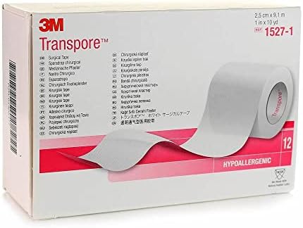 3M Transpore hypoallergenic tape bi directional tear demonstration