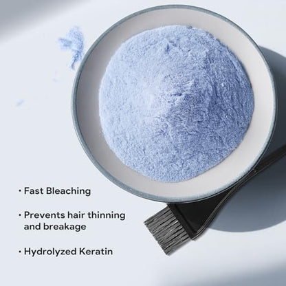 Authentic USA imported blue bleach powder for men and women hair color removal
