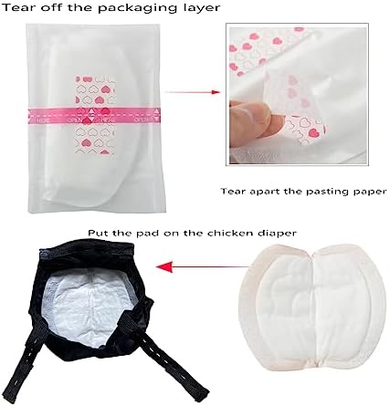 Yesito chicken diaper pads skin-friendly material close up
