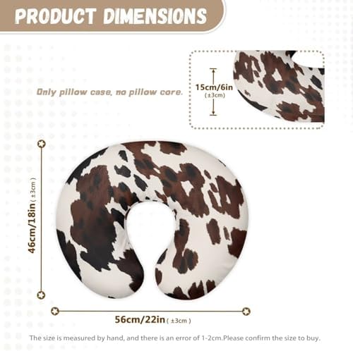 U-shaped nursing pillow cover showing ergonomic design