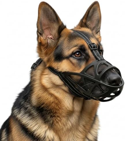 LH NTGR pet mask extra large size reflective nylon straps