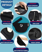 Caredgitz ostomy belt showing internal pouch placement area