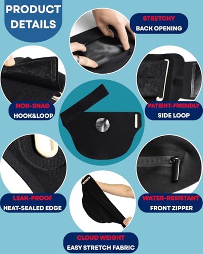 Caredgitz ostomy belt showing internal pouch placement area
