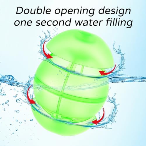 Close-up of the self-sealing magnetic mechanism on the RURING silicone water balloon