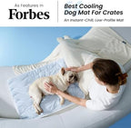 Bedsure summer kennel mat showing the non slip rubberized base