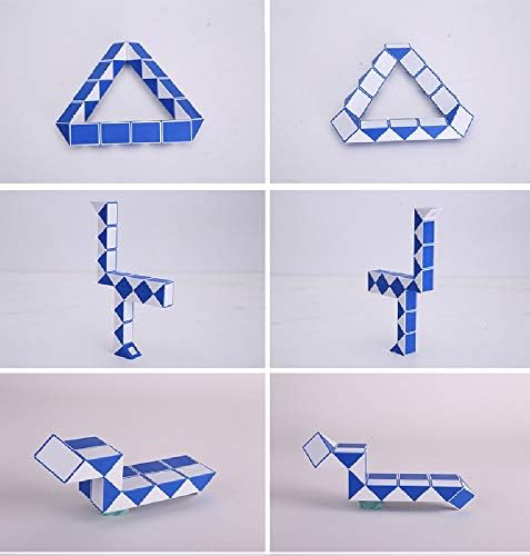 SHUYUE Snake Cube twisted into a complex 3D dog figure on a clean background.