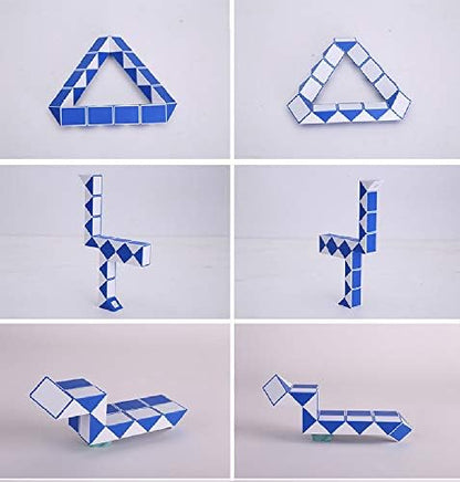 SHUYUE Snake Cube twisted into a complex 3D dog figure on a clean background.
