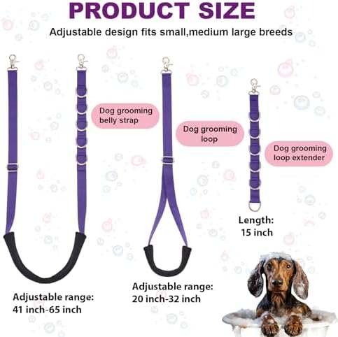 Discpetsec grooming loop and extension strap set