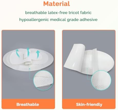 Soft breathable fabric material of catheter stabilization patch
