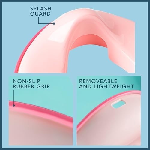 Todays Kids baby toilet attachment showing non slip rubberized grip base