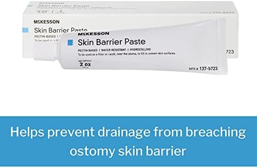 Water resistant pectin based skin barrier paste by McKesson.