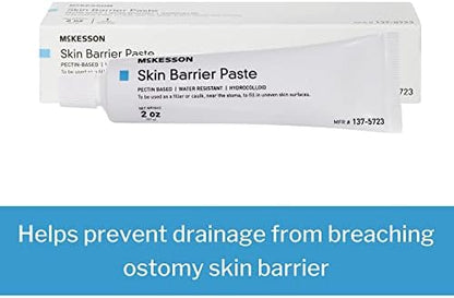 Water resistant pectin based skin barrier paste by McKesson.