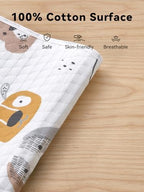 Tillyou cotton washable diaper liner folded packaging view