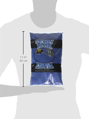 Stoney River blue decorative sand packaging details
