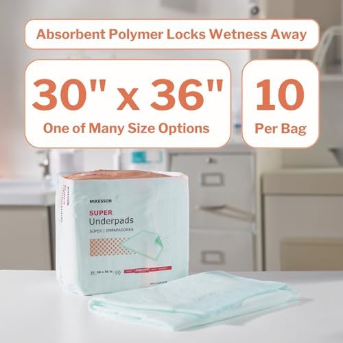 Close up view of the soft non woven top sheet and heat sealed edges of a disposable chux pad.