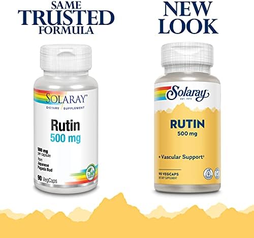 Authentic imported Solaray bioflavonoid vegetarian capsules for vein health