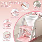Vorykido toddler toilet trainer positioned on a standard western bathroom commode
