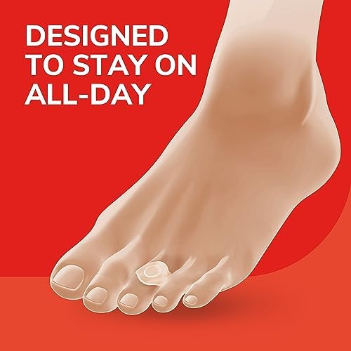 Authentic Dr. Scholl's foot care cushions package showing immediate all-day relief product benefit labels.