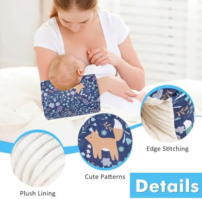 Side view of ergonomic Povkufii nursing support pillow