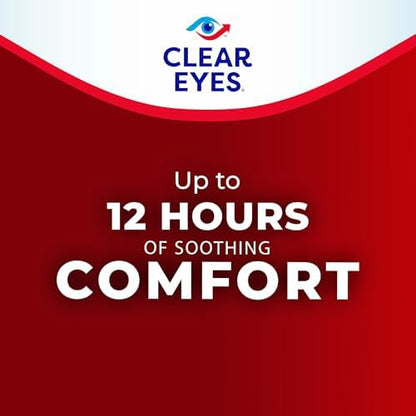 Imported Clear Eyes eye drops for soothing burning and minor irritations.