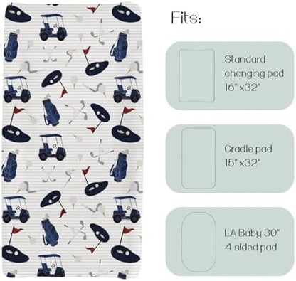 Stretchy elastic edges of Eymzcod changing pad cover