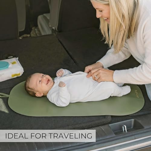 Side profile of Zicoto foldable changing pad for travel