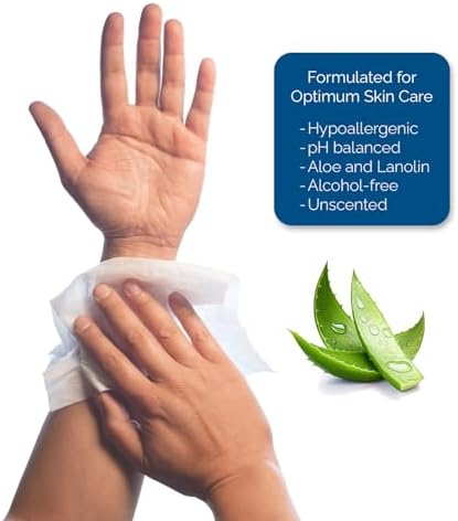 Convenient flip-top lid for TenderProtect adult wipes