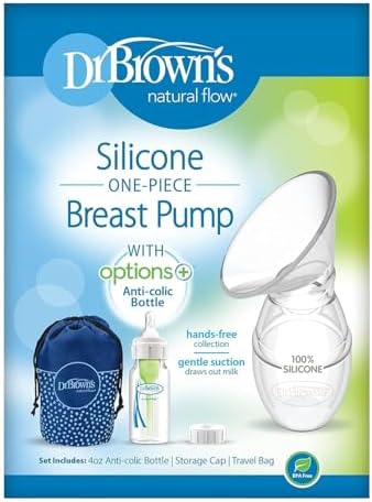 Soft flexible silicone milk catcher showing easy-pour spout details