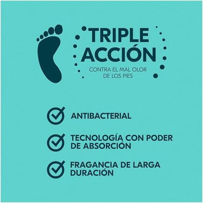Re-xo-na Efficient Original Foot Powder â€“ Triple Action Foot & Shoe Talc | Moisture Absorption | Long-Lasting Freshness | Control de Olores | Talco Para Pies y Zapatos - Image 6