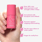 Olive And June Advanced Nail Strengthener packaging label close up